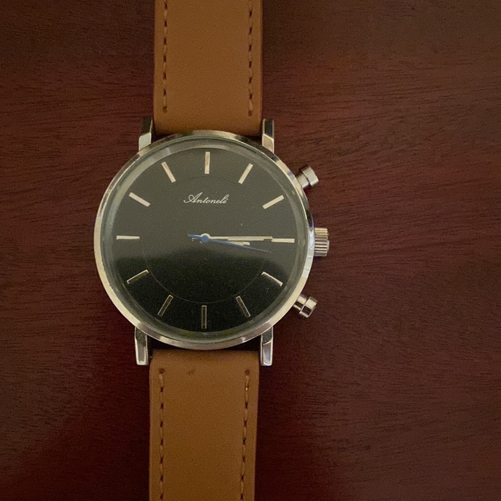 Watch Brown Leather Strap Worn 2-3x